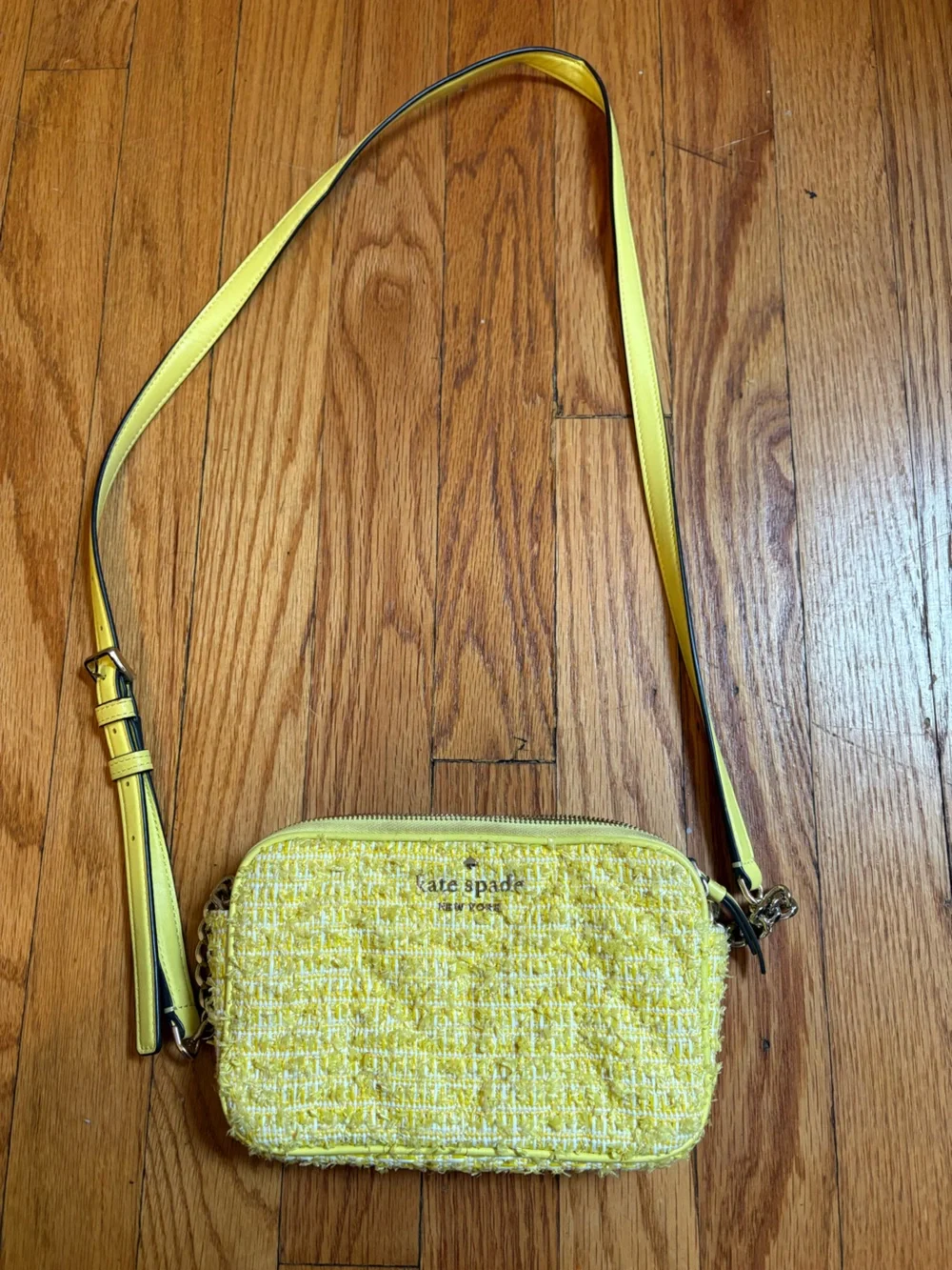 Kate spade neon yellow/green crossbody bag